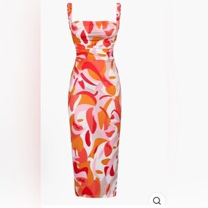 Orange and Pink Dress